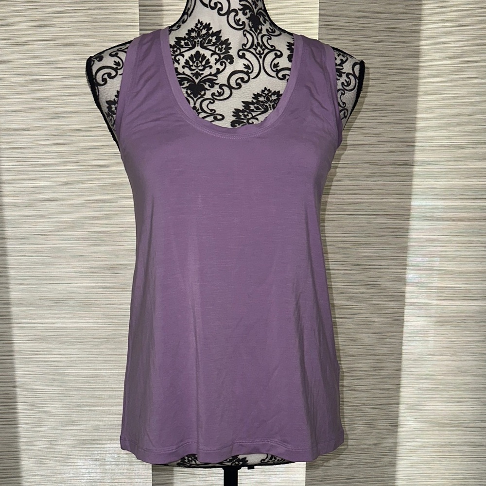 INC International Concepts Lavender Scoop Neck Tank Sz. S